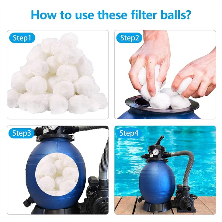 Fiber Ball Filter Material For Swimming Pool